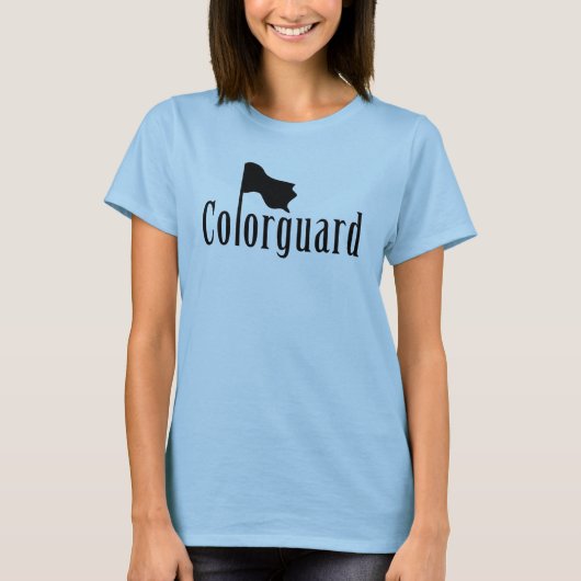 Colorguard Flag Text T-shirt (Voorkant)
