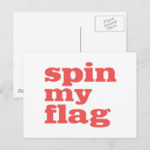 Colorguard - Spin Mijn Vlag Briefkaart (Voorkant / Achterkant)