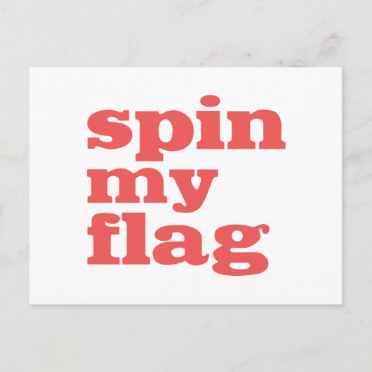 Colorguard - Spin Mijn Vlag Briefkaart (Voorkant)