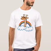 Colorida Jirafa. Jirafa. Arcoiris, arco iris T-shirt (Voorkant)