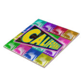 "Coloring California 2"-Tegel Tegeltje (Zijkant)