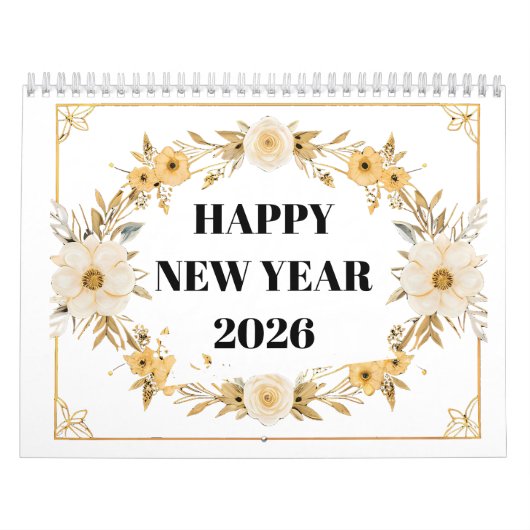Coloring Flowers Book Calendar 2026 Kalender (Hoes)