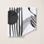 Colorless Abstract Watercolor Two Bad Handdoek (Wasdoekje)