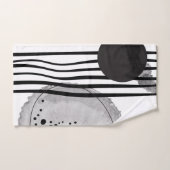 Colorless Abstract Watercolor Two Bad Handdoek (Handdoek)