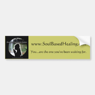 colorlogo, www.SoulBasedHealing.com, U...zijn ... Bumpersticker