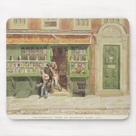 Colorman's Shop, St. Martin's Lane, 1829 Muismat (Voorkant)