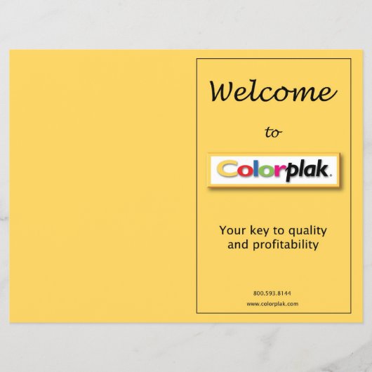 Colorplak Pricing Flyer (Voorkant)