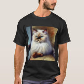 Colorpoint Persian Cat T-shirt (Voorkant)