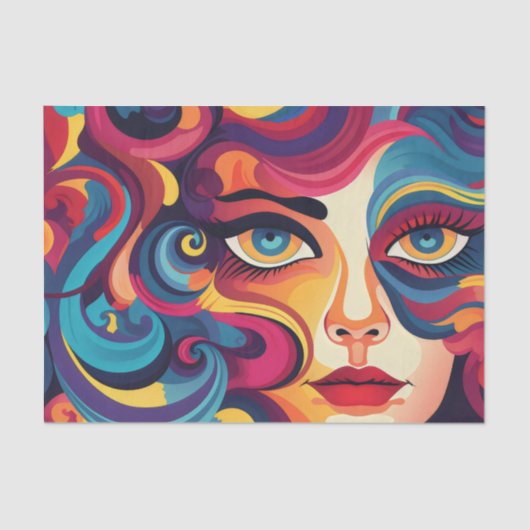 ColorPop Dames ArtFace 21 Tissuepapier (Voorkant)