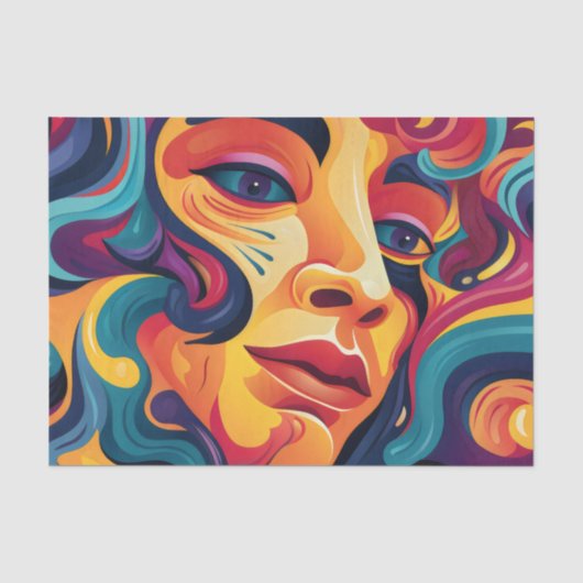 ColorPop Dames ArtFace 6 Tissuepapier (Voorkant)