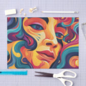 ColorPop Dames ArtFace 6 Tissuepapier (Craft)