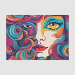 ColorPop Dames ArtFace 9 Tissuepapier