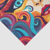 ColorPop Dames ArtFace Tissuepapier (Detail)