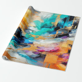 Colors and Gold Cadeaupapier