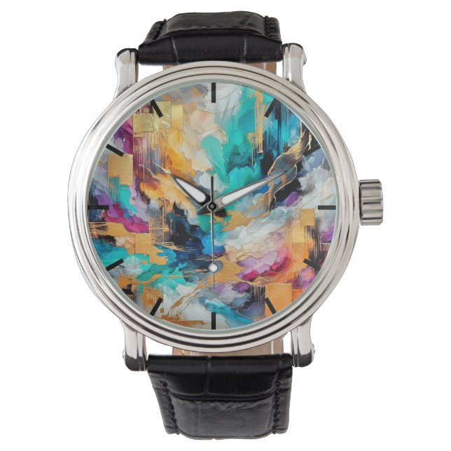 Colors and Gold Horloge (Voorkant)