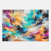 Colors and Gold Inpakpapier Vel (Voorkant 2)