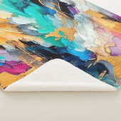 Colors and Gold Sherpa Deken (3/4)