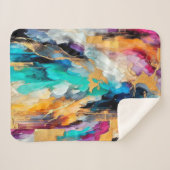 Colors and Gold Sherpa Deken (Voorkant (horizontaal))