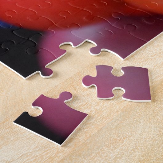 Colors and l Balls Jigzaag Puzzle Legpuzzel (Zijkant)