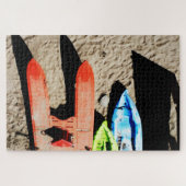 colors and shadows on the beach legpuzzel (Horizontaal)