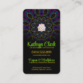 Colors Energy Yoga Goddess w Logo Visitekaartje (Voorkant)