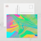 COLORS FLUO - Fractal Art - Briefkaart (Voorkant / Achterkant)