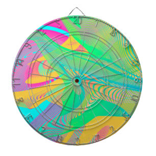 COLORS FLUO - Fractal Art - Dartbord