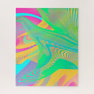 COLORS FLUO - Fractal Art - Legpuzzel