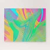 COLORS FLUO - Fractal Art - Legpuzzel (Horizontaal)