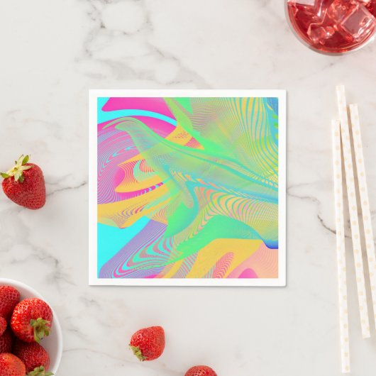 COLORS FLUO - Fractal Art - Servet (Insitu)