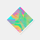 COLORS FLUO - Fractal Art - Servet (Hoek)
