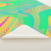 COLORS FLUO - Fractal Art - Sherpa Deken (3/4)