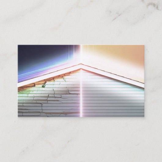 Colors for home desgined business card visitekaartje (Voorkant)