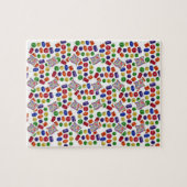 Colors Jigzaag Puzzle Legpuzzel (Horizontaal)