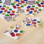 Colors Jigzaag Puzzle Legpuzzel (Zijkant)