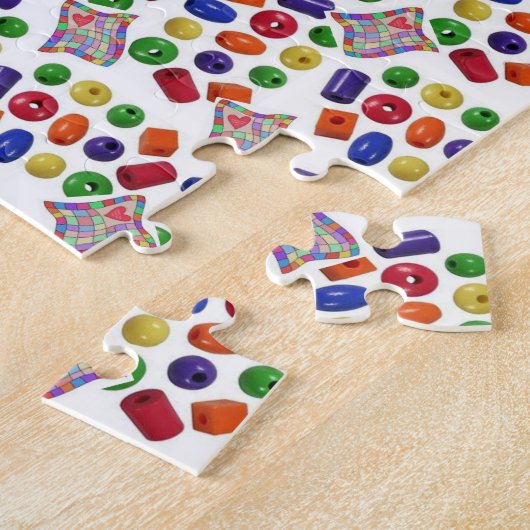 Colors Jigzaag Puzzle Legpuzzel (Zijkant)