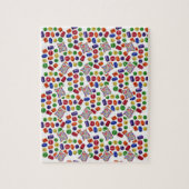 Colors Jigzaag Puzzle Legpuzzel (Verticaal)