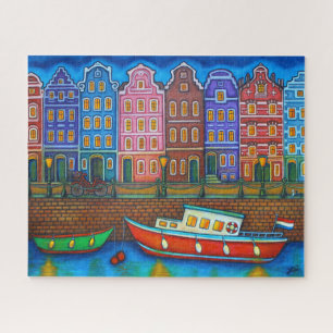 Colors of Amsterdam door Lisa Lorenz Jigzaag Puzzl Legpuzzel