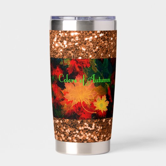 Colors of Autumn Geïsoleerde Drinkbeker (Achterkant)