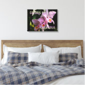 Colors of Colombia Cattleya Orchid Canvas Afdruk (Insitu (Slaapkamer))