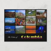 Colors of Colombia Travel Post Kaart (Voorkant)
