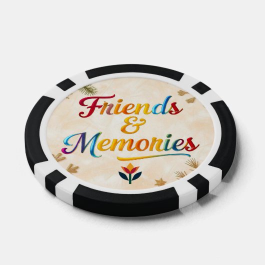 "Colors Of Friendship" Poker Chips (Enkel)