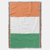 Colors of Ireland Flag. Deken (Voorkant Verticaal)