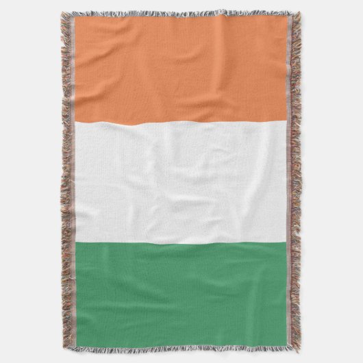 Colors of Ireland Flag. Deken (Voorkant Verticaal)