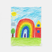 Colors of Joy Fleece Deken (Voorkant)