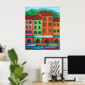 Colors of Liguira Print van Lisa Lorenz (Thuiskantoor)