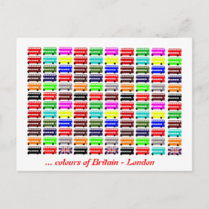 Colors of London, Verenigd Koninkrijk Briefkaart