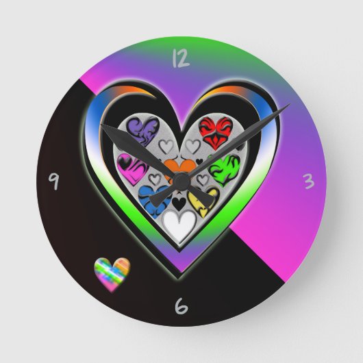 Colors of Love Ronde Klok (Voorkant)