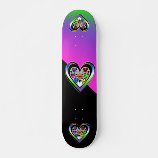 Colors of Love Skateboard Deck (Voorkant)