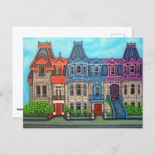 Colors of Montreal Briefkaart door Lisa Lorenz